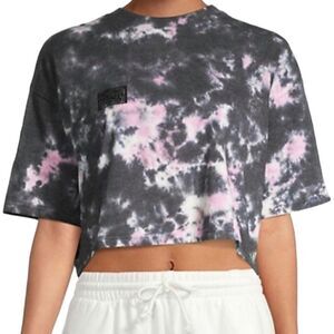 Noize Pink and Gray LIA Cropped‎ Recycled Top Size Large 📦